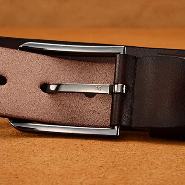 Thắt Lưng Da Có Khóa Kim Loại Thời Trang Công Sở Cho Nam