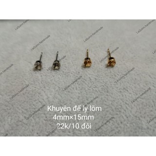 Khuyên lõm đế ly - Nguyên liệu handmade