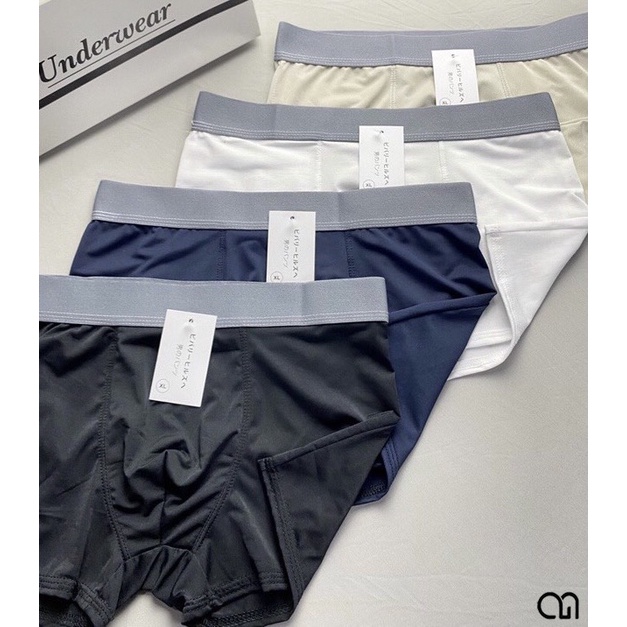 Quần sịp nam thun lạnh boxer,quần lót nam đùi co dãn 4 chiều, thoáng mát
