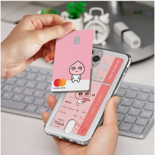 Ốp Điện Thoại Trong Suốt Họa Tiết kakao friends Cho iphone15 / 14 / 13}