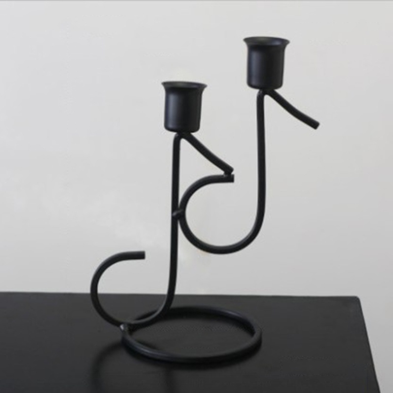 Giá Đỡ Đèn Cầy Bằng Sắt Phong Cách Bắc Âu Độc Đáo Trang Trí Nhà Cửa / Tiệc Cưới