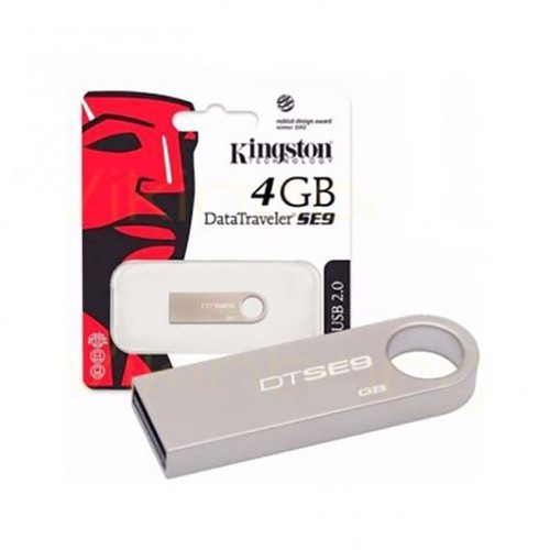 USB 2.0 Kingston 4Gb DTSE9 nhôm nguyên khối - chống nước