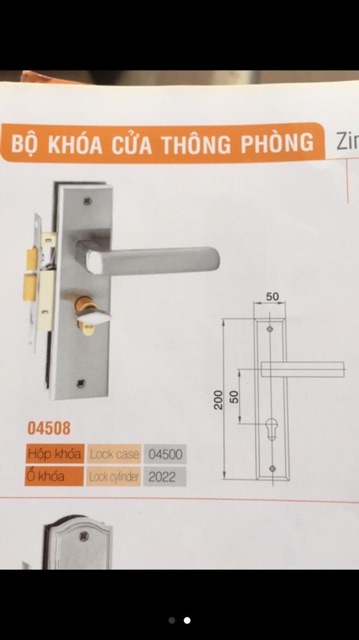 Khoá tay gạt Việt Tiệp 04508 HÀNG CHÍNH HÃNG
