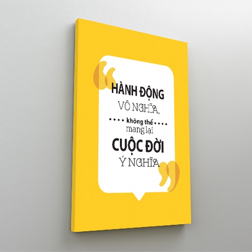 Tranh động lực slogan văn phòng độc đáo, ý nghĩa mà doanh nghiệp nên sở hữu. Chất liệu canvas bền đẹp | 3H | BigBuy360 - bigbuy360.vn