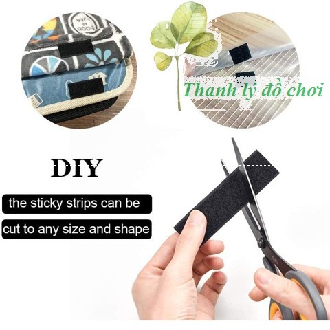 Miếng dán vải tự dính, băng dinh gai  chọn kích thước khi đặt hàng