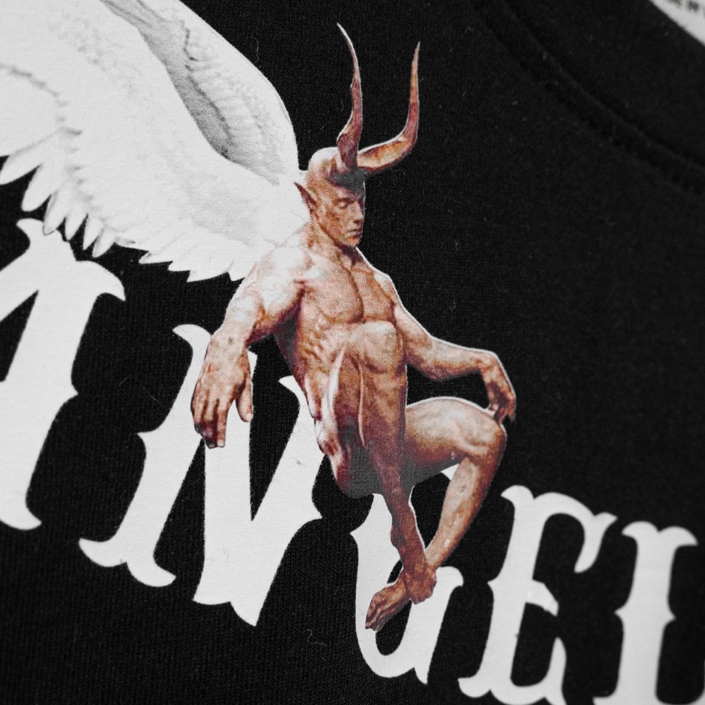 Áo thun boxy The Bad God Angel Devil