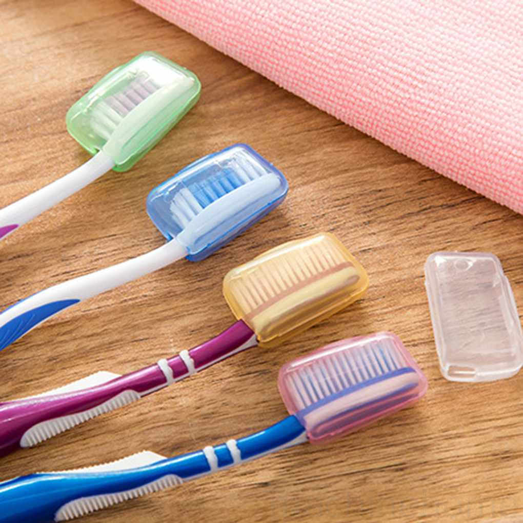 Set 5 vỏ bọc đầu bàn chải đánh răng du lịch nhỏ gọn tiện lợi