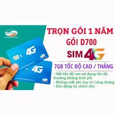 Sim 4G Viettel trọn gói 1 năm 7GB/Tháng D900, Shop Sim giá rẻ 3G và 4G các loại