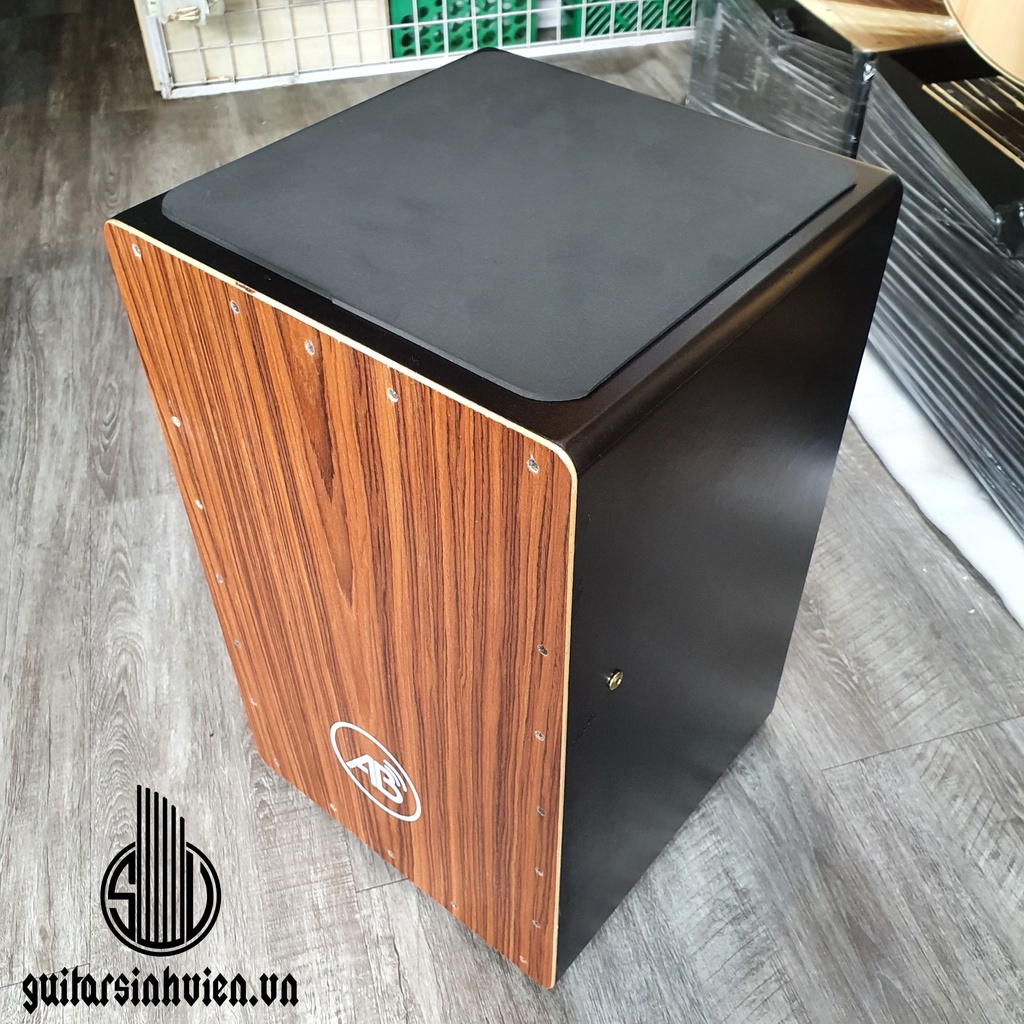 Trống cajon chính hãng AB Drum - Có bao đựng - Tặng miếng lót mông - Bảo hành 6 tháng