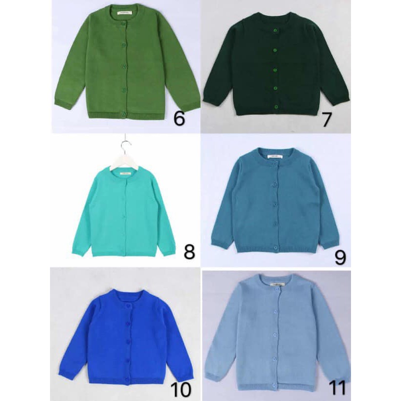 Áo len cardigan mỏng 21 mẫu (1-7)
