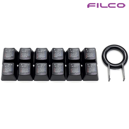 Keycap Filco lịch 2019 (Black)