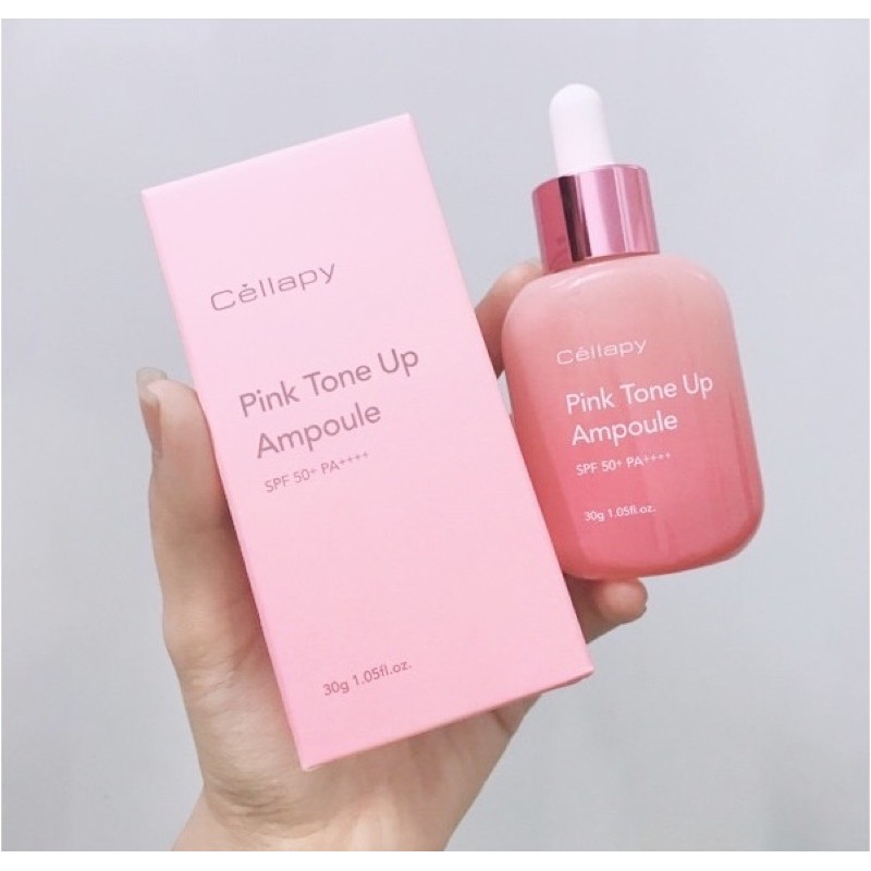 [MẪU MỚI] Serum CELLAPY Pink Tone Up Ampoule SPF 50+ PA++++ HÀN QUỐC