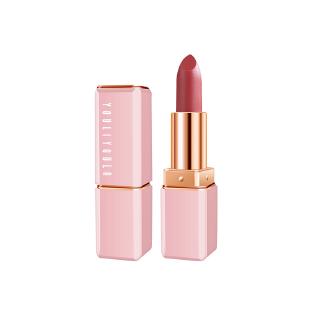 Lipstick set matte non-dried plum color strawberry red white lipstick set box of 5