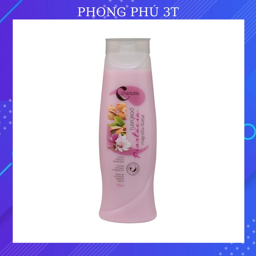 Sữa Tắm Trắng Da Tẩy Tế Bào Chết Charlotte Hương Hoa Mộc Lan Và Hạt Dẻ 750ml | BigBuy360 - bigbuy360.vn