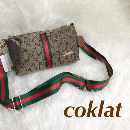 Túi Đeo Chéo Gucci Chất Liệu Canvas Thời Trang Trẻ Trung