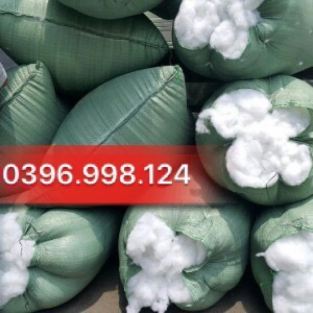 Combo 5kg bông gòn công nghiệp nhồi gối, gấu bông giá rẻ + FREESHIP