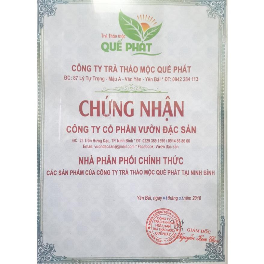 Thùng 36 Hộp Trà quế Quế Phát 40g (20 túi lọc 2g) - Tùy chọn vị Quế đậm, vị Quế nhé - Vườn Đặc Sản