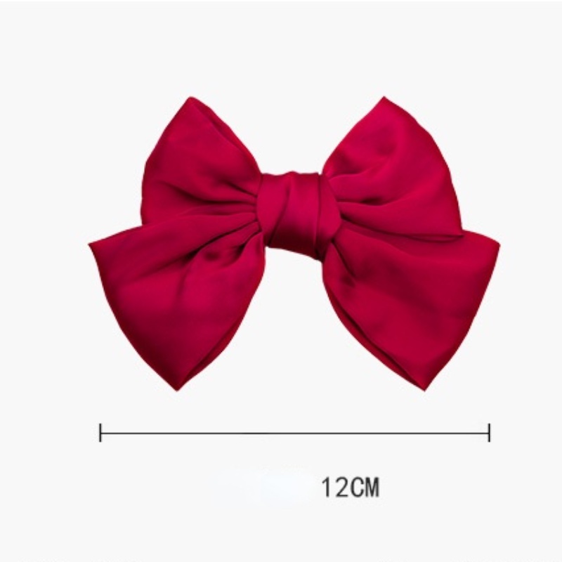 Kẹp tóc hình nơ cỡ lớn phong cách Hàn Quốc cho nữ