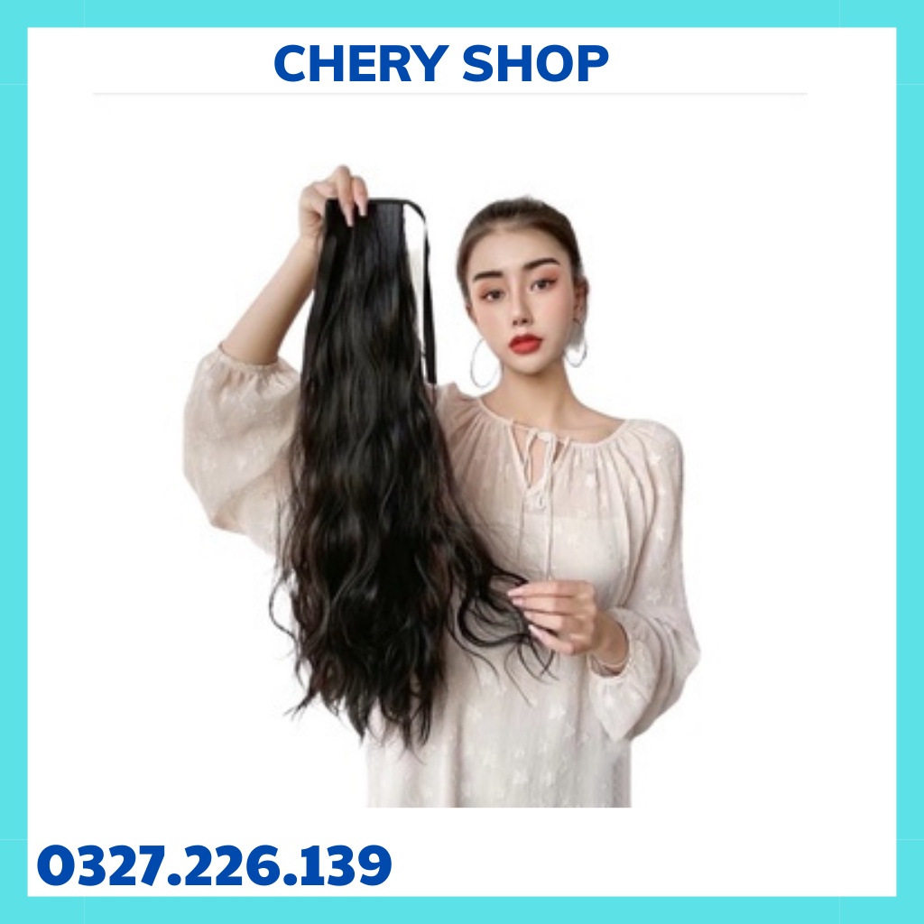 Tóc giả nữ ❤️❤️ FREESHIP ❤️❤️ cột xù mì tự nhiên mã 022