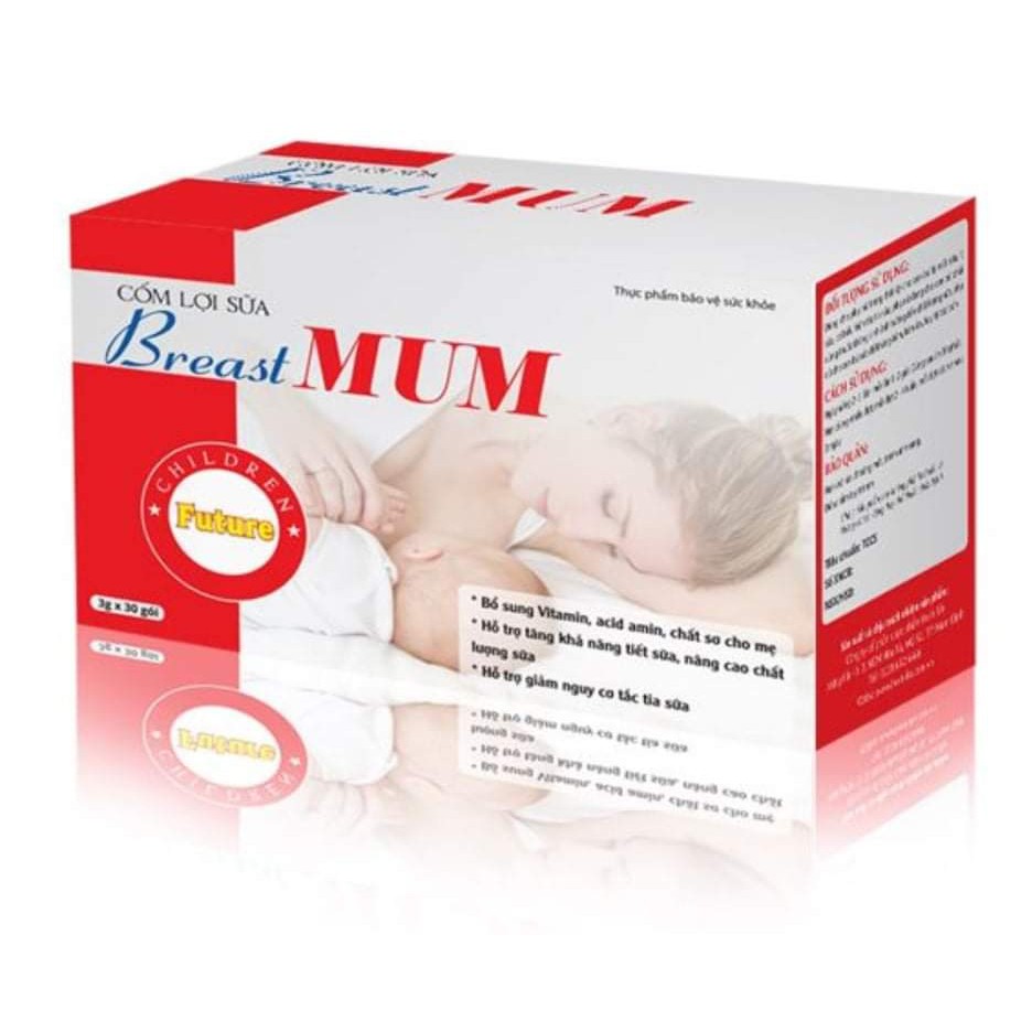 Cốm lợi sữa BREAST MUM -(Cam kết hiệu quả) Hỗ trợ tăng tiết sữa, giảm tắc tia sữa, bổ sung vitamin...