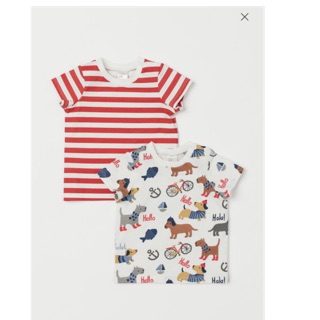 Set 2 áo bé trai HM