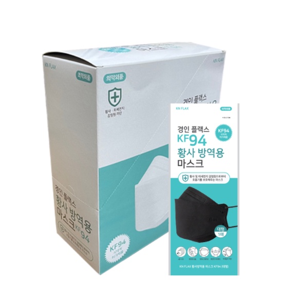 Khẩu Trang Hàn Quốc 4 lớp Lọc Đến 94% Bụi Mịn KF94 MASK (1 Chiếc/ Size Lớn)