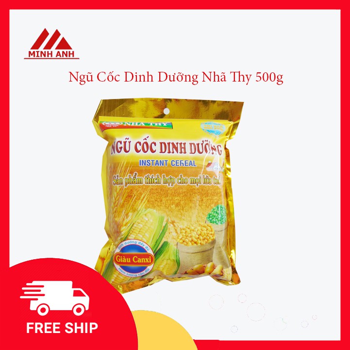 Ngũ Cốc Dinh Dưỡng Nhã Thy 500g, Bột ngũ cốc dinh dưỡng, ngũ cốc ăn sáng