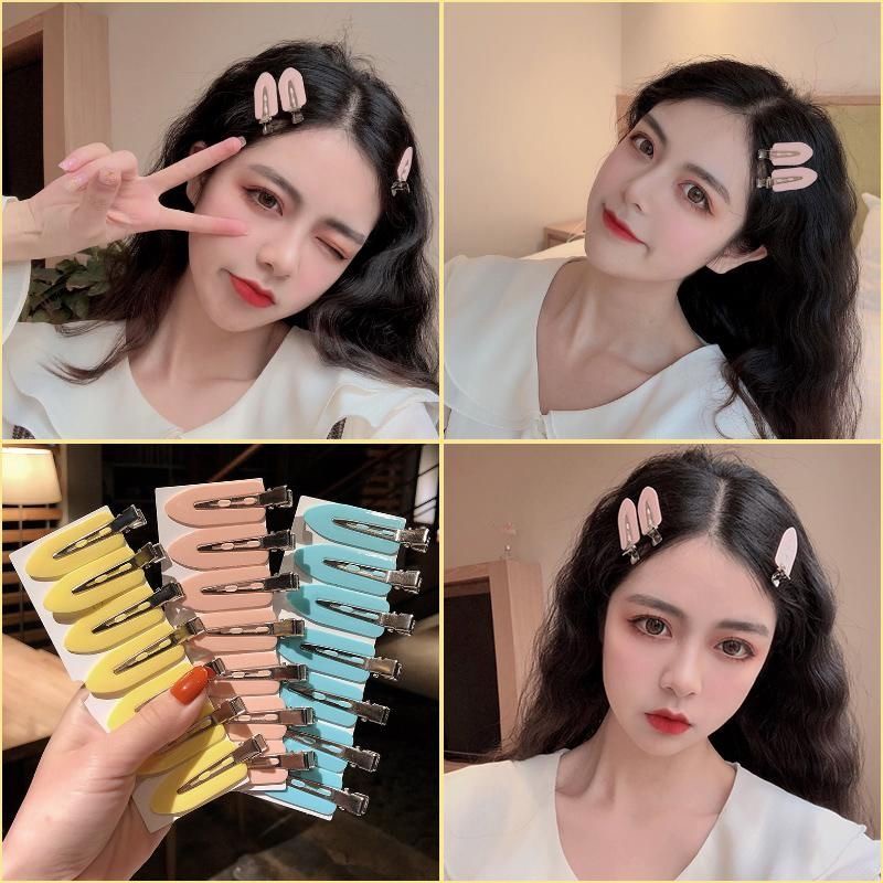 【1 Cái】 Ghim Tóc, Kẹp Tóc Dễ Thương. Kẹp Tóc Không Đường May Xinh Xắn Dễ Thương Phong Cách Hàn Quốc