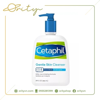 Sữa rửa mặt cetaphil gentle skin cleanser - chai 118ml và 591ml
