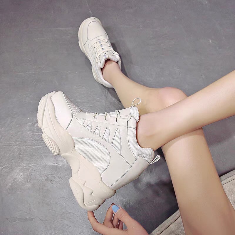 Giày thể thao nữ độn đế 11cm siêu tôn dáng ANDUSTORE ⚡️