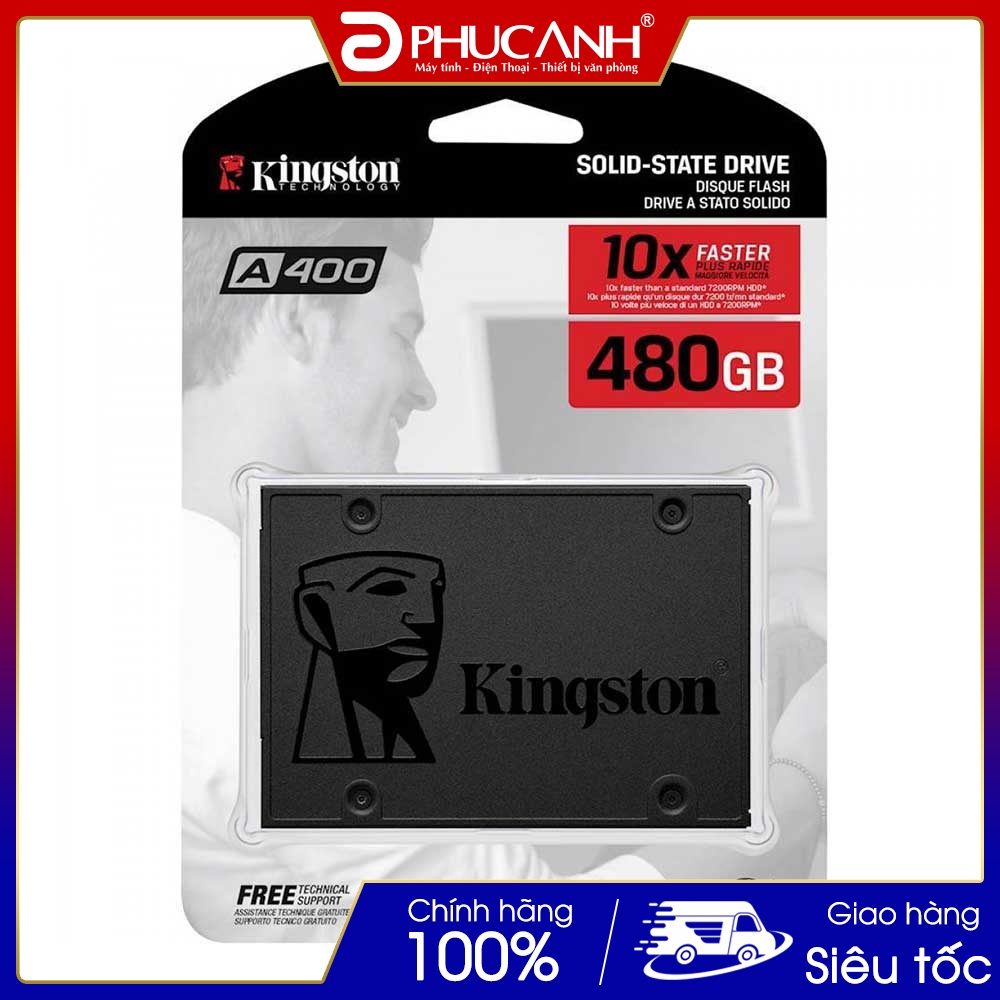 [Giá hủy diệt] Ổ SSD Kingston SA400 480Gb 2.5" Sata3 (BH 36 tháng, Chính Hãng)