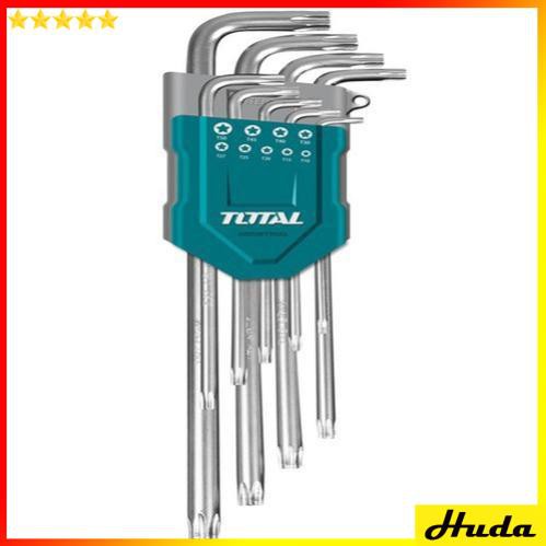 T10-T50 Bộ lục giác bông dài 9 chi tiết Total THT106391 POI