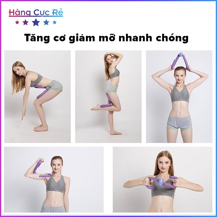 Dụng cụ tập chân, tập đùi chữ V 🤸Freeship🤸 Dụng cụ tập GYM tại nhà kháng lực tăng cơ giảm mỡ - Shop Hàng Cực Rẻ