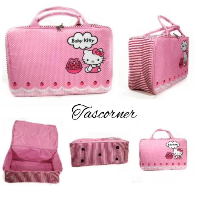 Vali Du Lịch Họa Tiết Cherry / Hello Kitty Đáng Yêu Cho Bé