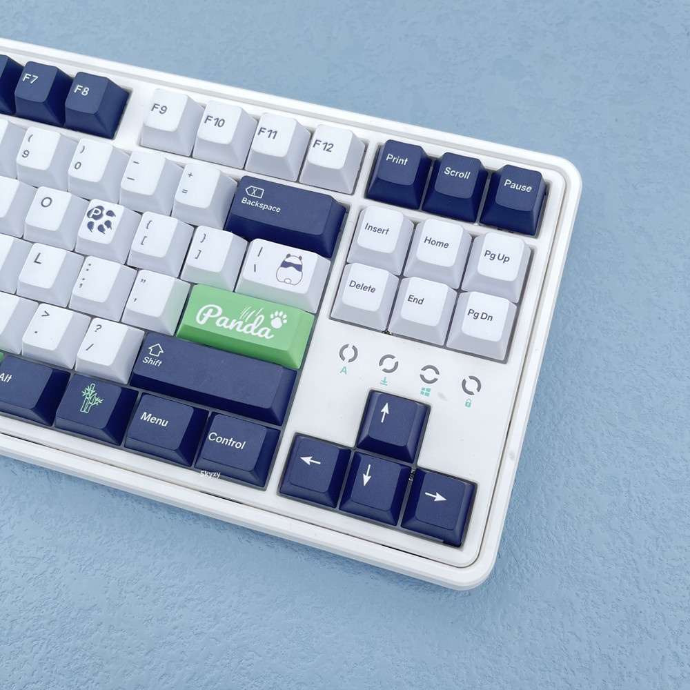 133 Phím Panda Keycap Cherry Profile thú dễ thương PBT DYE SUB bàn phím cơ keycaps