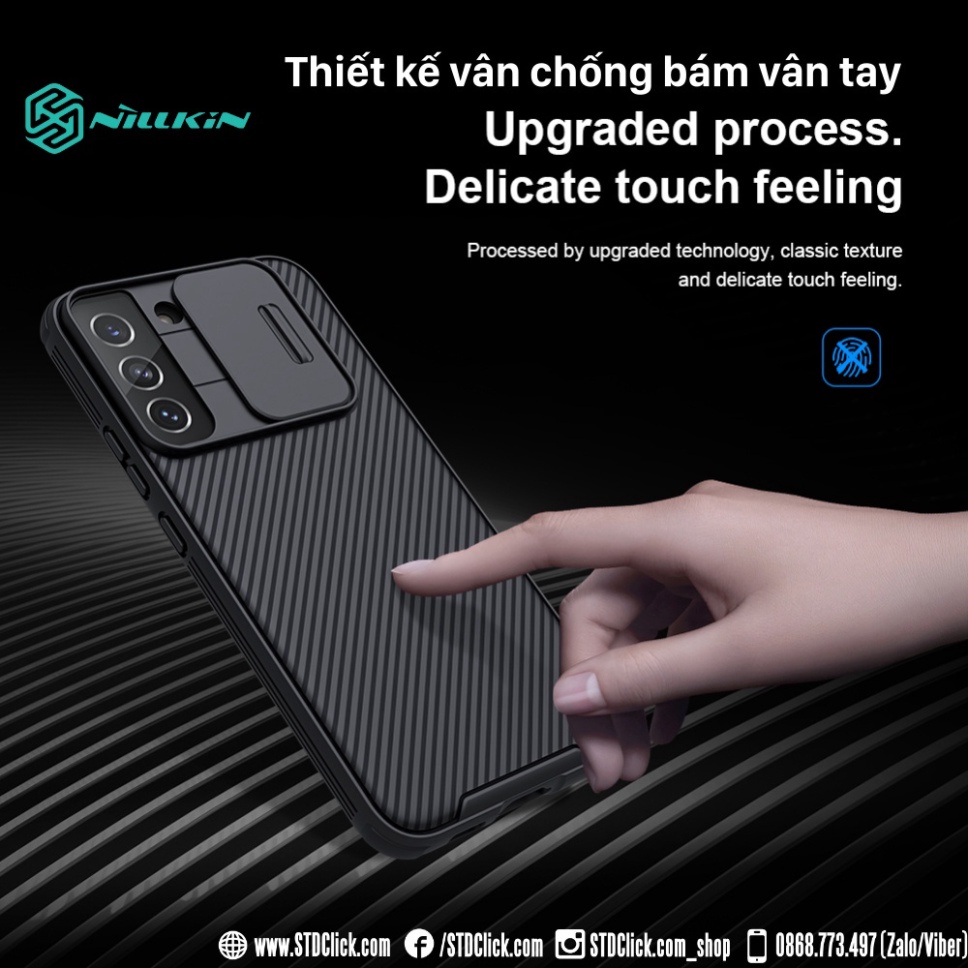 ỐP LƯNG SAMSUNG GALAXY S22 PLUS 5G NILLKIN CAMSHIELD PRO BẢO VỆ CAMERA CHÍNH HÃNG  - HÀNG CHUẨN