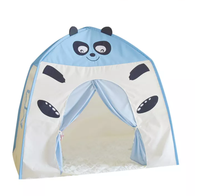 Lều Chơi Teepee Cho Trẻ Em Lều Vải Bạt Pháo Đài Hoạt Hình Dễ Thương