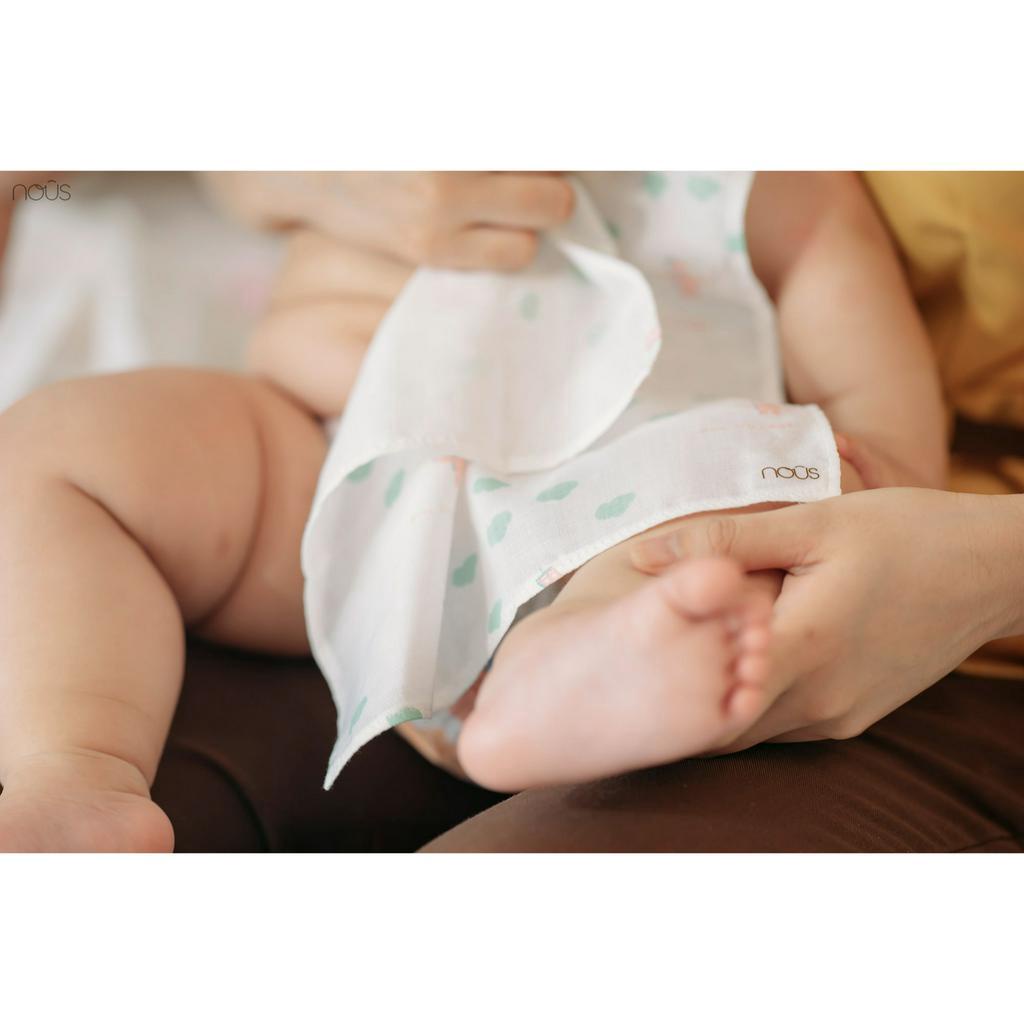 Set 5 khăn sữa Nous siêu mềm mịn thấm hút
