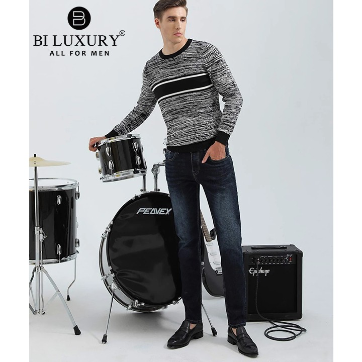 Áo len nam BILUXURY màu ghi sáng - ALRT011GHS - ALRS007DEN | BigBuy360 - bigbuy360.vn