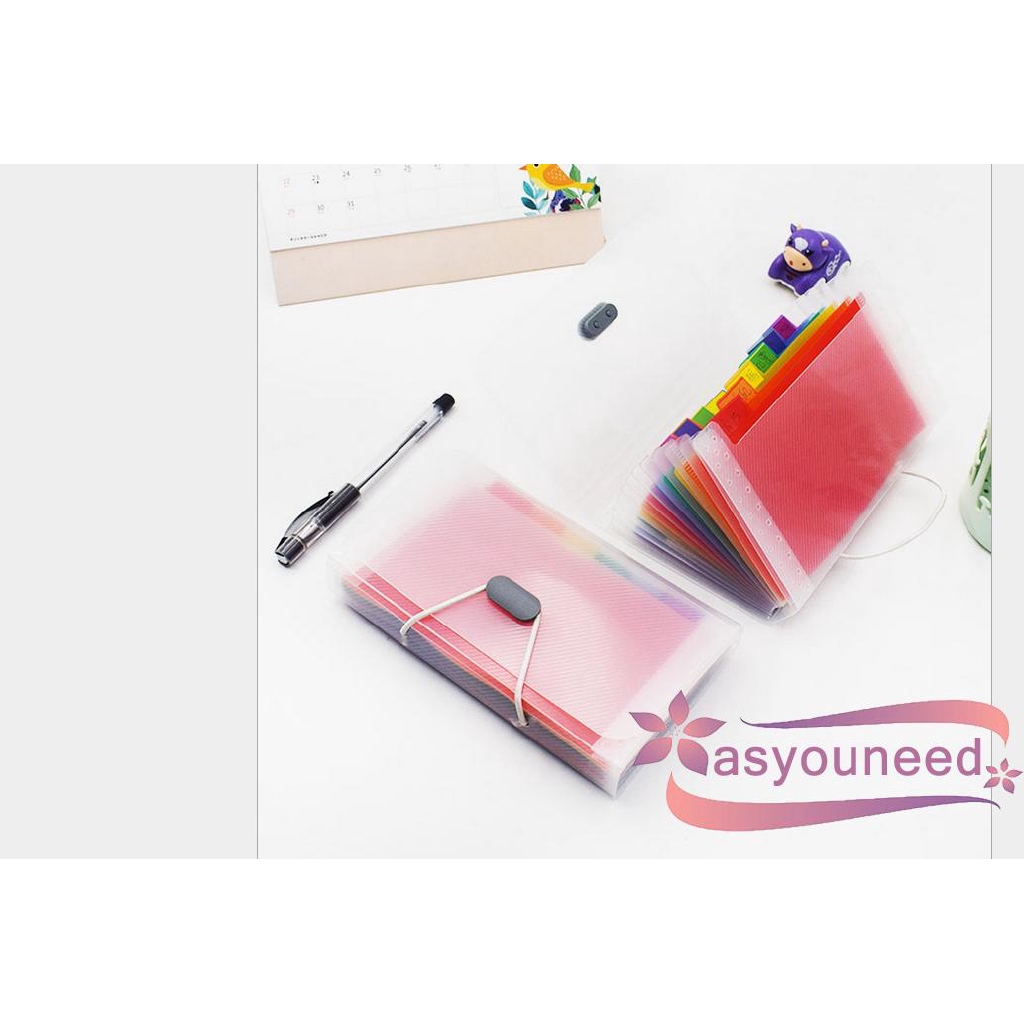 Bìa đựng hồ sơ cỡ giấy A6 13 ngăn tiện dụng | BigBuy360 - bigbuy360.vn