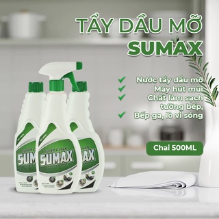 Nước Tẩy Dầu Mỡ Nhà Bếp SUMAX 500ml - Tẩy Máy Hút Mùi, Tường Bếp, Bếp Ga, Lò Vi Sóng