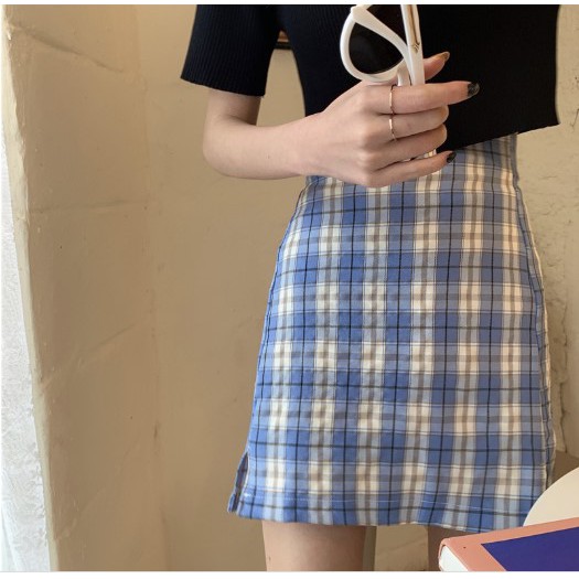 Chân váy chữ A kẻ caro nhiều màu 3 size kẻ | BigBuy360 - bigbuy360.vn