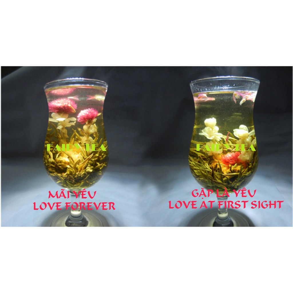 HỘP TRÀ NỞ HOA NGHỆ THUẬT FAIRY TEA  BEAUTIFUL BLOOMING  FLOWER TEA 16 TEA BALLS