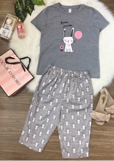 [ Đẹp - Độc- Lạ] Bộ cotton thỏ siêu xinh