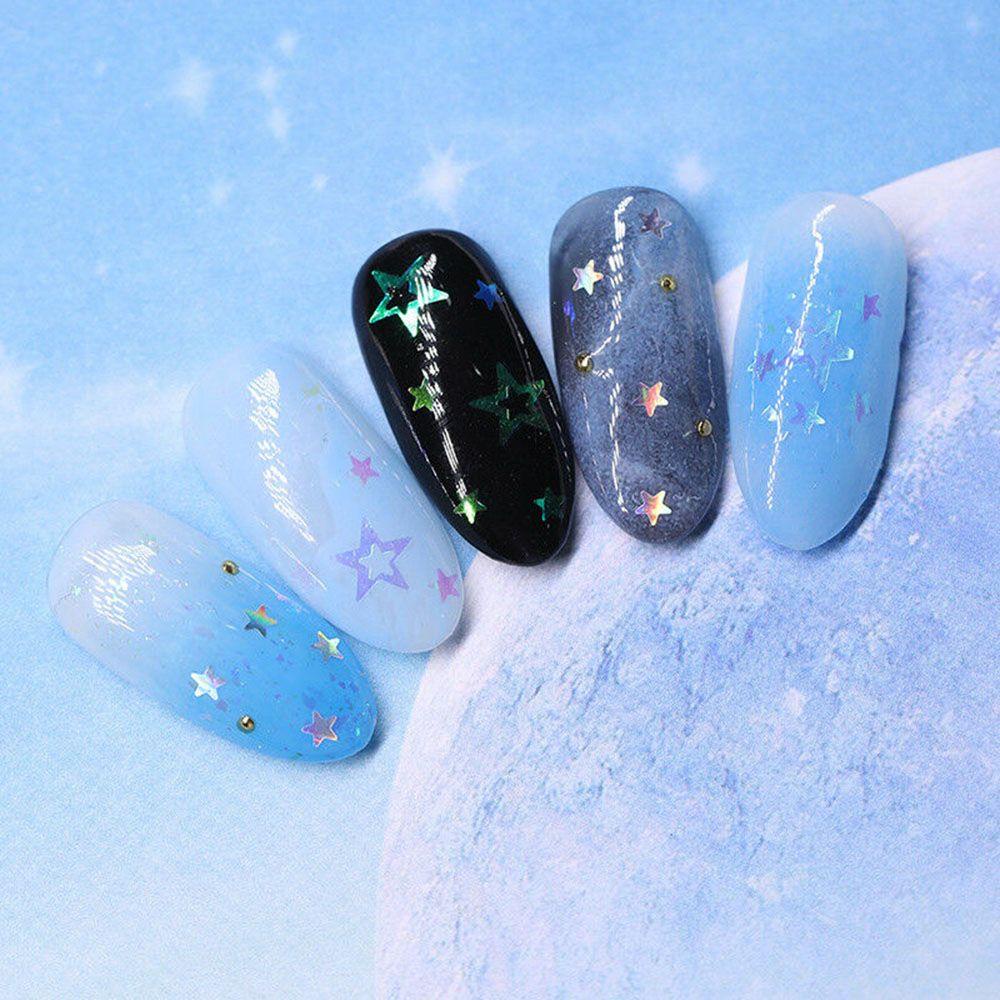 XIANTIN Hạt Kim Sa Hình Ngôi Sao Lấp Lánh Đính Móng Nghệ Thuật