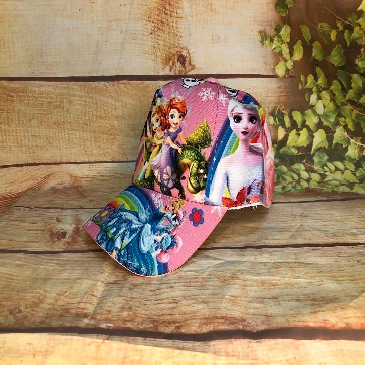 Mũ Siêu Nhân Cho Bé Trai, Mũ Công Chúa Cho Bé Gái, mũ in hình siêu nhân có quai dán tiện lợi cho bé