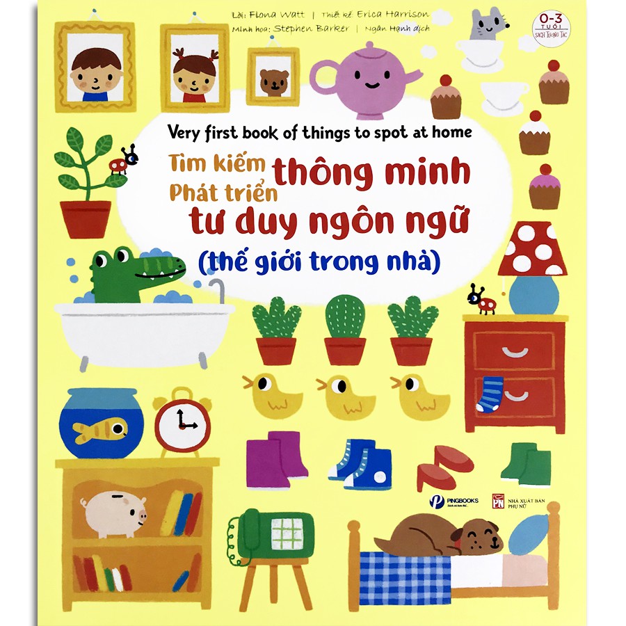 Sách - Tìm kiếm thông minh - phát triển tư duy ngôn ngữ (thế giới trong nhà)