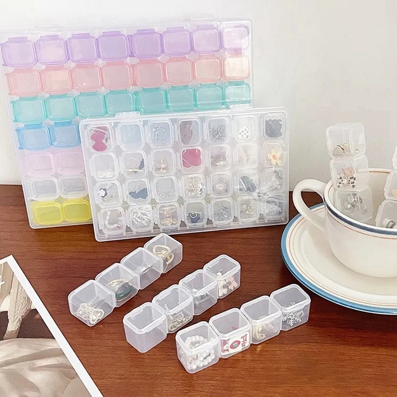 Hộp Đựng Thuốc / Trang Sức Trong Suốt Đa Năng