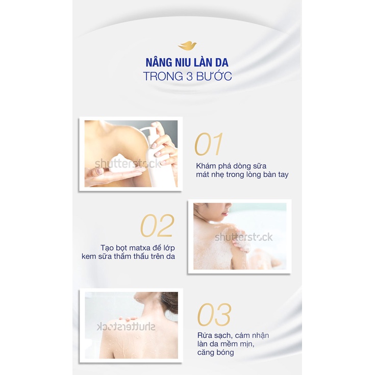 Sữa Tắm Dưỡng Thể Dove Dưỡng Ẩm Sáng Mịn Phục Hồi Da Body Wash Thái Lan