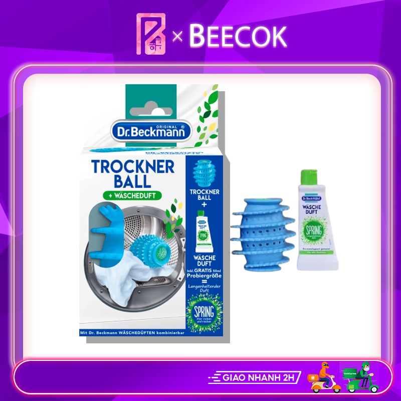 Bóng giặt Trockner Ball Dr Beckmann chống nhăn quần áo